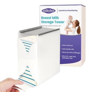 Freeze Organizer and Tower for Breastmilk Storage Bags